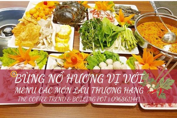 MENU CÁC MÓN LẨU