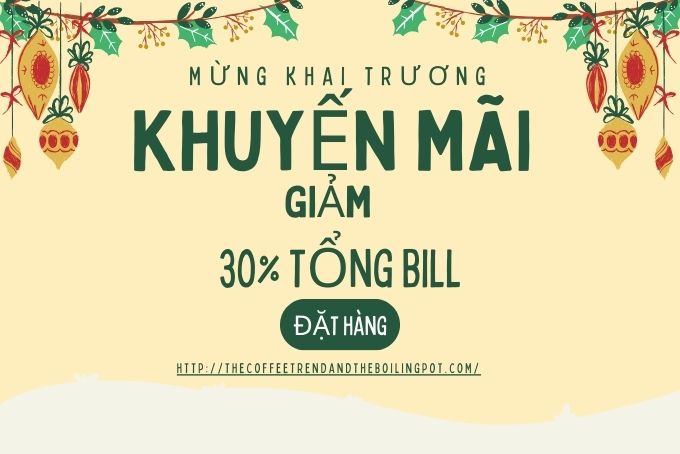 Siêu bão giảm giá nhà hàng