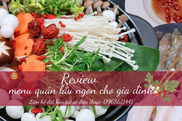 quán lẩu ngon cho gia đình